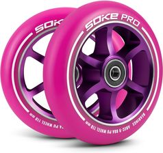 Zdjęcie Soke Kółka Do Hulajnogi 110 Mm Różowe 2 Szt. Purpurowy Różowy - Solec Kujawski