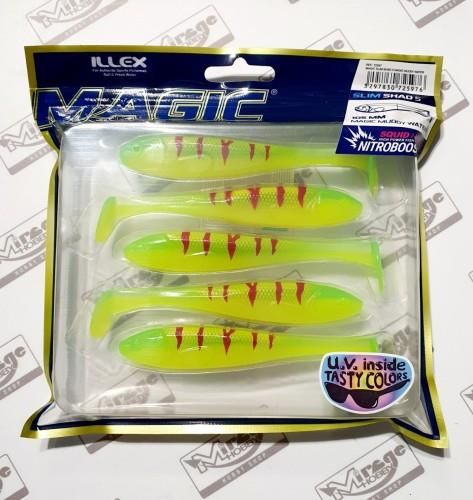 Leurre Souple Illex Magic Slim Shad – 10,5 Cm, 8,7 G, Magic Chartreuse, Sinking, Pour Pêche Au Lancer