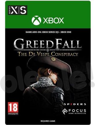 GreedFall The de Vespe Conspiracy (Xbox Series Key)