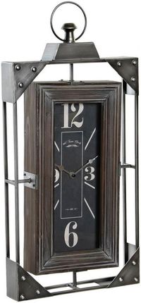 Dkd Home Decor Zegar Ścienny Loft Drewno Żelazo 29X6.5X61Cm