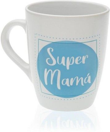 Bigbuy Home Ceramiczny Kubek Super Mama Kamionka 8,5X10X8,5Cm
