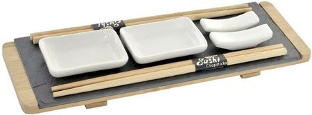 Dkd Home Decor Zestaw Do Sushi Bambus Deska 9Szt. 30X10X3,5Cm