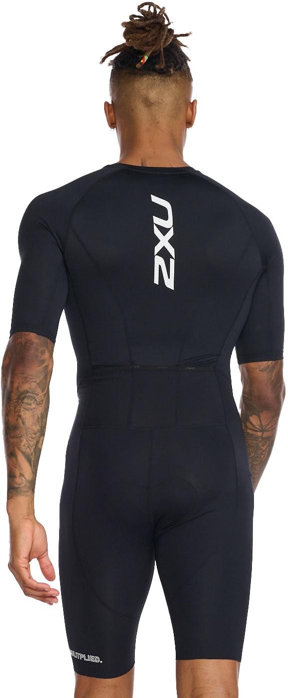 2XU AERO SLEEVED TRISUIT ブラック/ホワイト M Aero Hex Sleeved Trisuit – 2XU