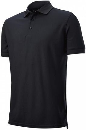 Koszulka golfowa polo Authentic Polo (czarna, rozm. L)