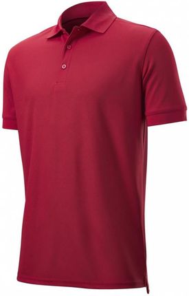 Koszulka golfowa polo Authentic Polo (czerwona, rozm. L)