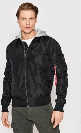 Alpha Industries Kurtka przejściowa Ma-1 Tt 106103 Czarny Regular Fit