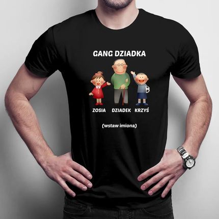 Gang dziadka - męska koszulka na prezent