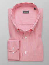 Zdjęcie Czerwona klasyczna koszula w paski - Libiąż