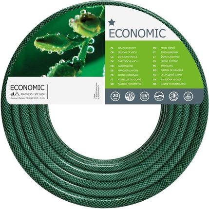 Wąż Ogrodowy Economic Fi= 3/4" Dł.70M Szpula