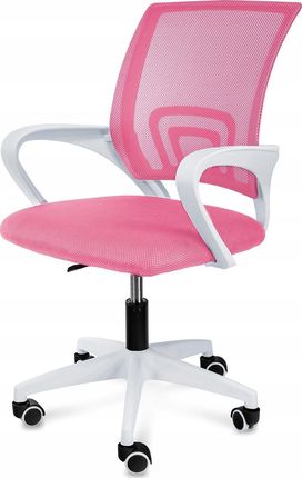 Krzesło Biurowe Na Kółkach Obrotowe Różowe (CM923478)