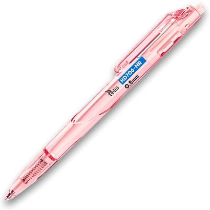 Tetis Długopis Kd706 Nr 0 5Mm Obudowa Różowa Wkład Olejowy Niebieski P25