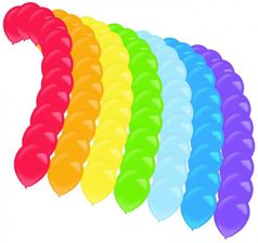 Zdjęcie Balon Tęczowy 130 Cm Lateksowy 77 Szt - Lipno