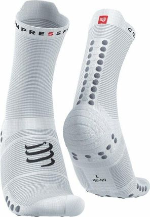 Compressport Pro Racing Socks V4 0 Run High White Alloy T1