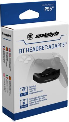 Snakebyte Headset:Adapt 5 adapter Bluetooth BT PS5 SB918841