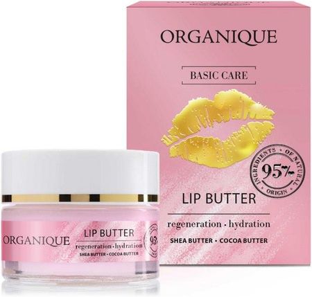 Organique Basic Care Lip Masło do ust regenerująco-nawilżające 15ml