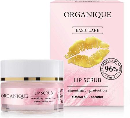 Organique Basic Care Lip Scrub Peeling do ust wygładzająco-ochronny 15ml