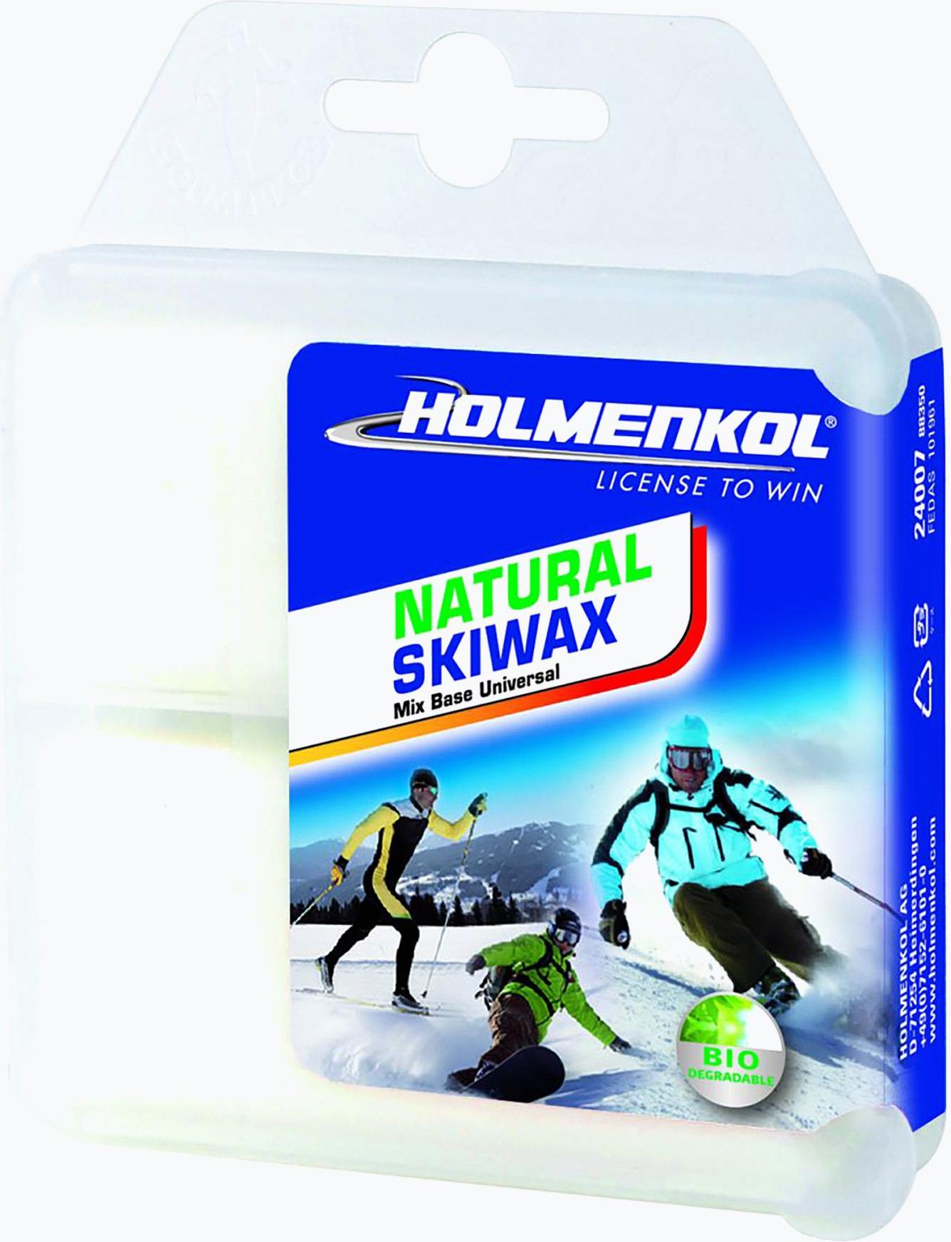 Holmenkol Smar Natural Ski Wax 24003 Niebieski Ceny i opinie Ceneo.pl
