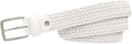 Alberto Belt Basic Braided Womens White 85