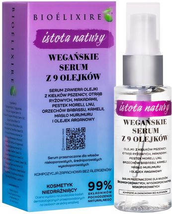Bioelixire Istota Natury Wegańskie Serum Z 9 Olejków 50 ml
