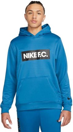 Bluza męska Nike NK DF FC Libero Hoodie niebieska DC9075 407 L