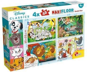 Lisciani Disney Puzzle Dwustronne Maxi 4W1