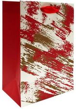 Zdjęcie Torebka Na Prezenty Paski Czerwona  - Grodzisk Wielkopolski