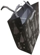 Zdjęcie Torebka Na Prezenty Choinki Czarna  - Bieżuń