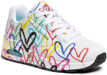 Skechers Sneakersy Spread The Love 155507/WMLT Biały