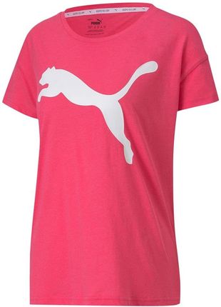 Koszulka damska Puma Active Logo Tee Glowing różowa 852006 76 XS