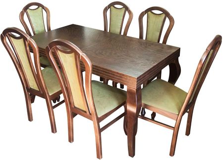 Wioleks Zestaw Mebli Rozkładany Stół Totti + 6 Krzeseł Kw15