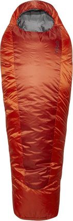 Rab Solar Eco 1 Sleeping Bag Long Czerwony Left Zipper