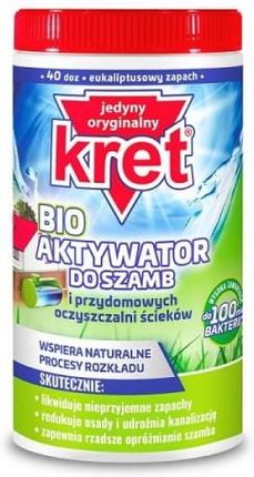 Kret Bio Aktywator do szamb i przydomowych oczyszczalni ścieków 1kg