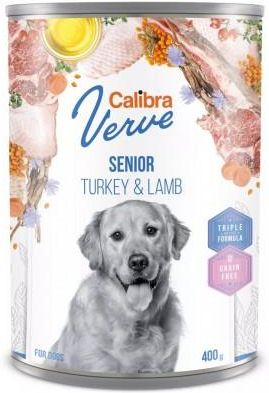 Calibra Verve Gf Senior Turkey Lamb 400g