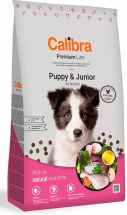 Calibra Karma Dla Psów Dog Premium Line Puppy & Junior 12kg