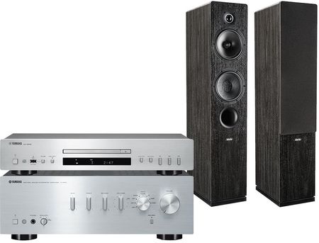 Yamaha A-S501 + CD S303 Srebrny + Indiana Line Tesi 561 Czarny Dąb