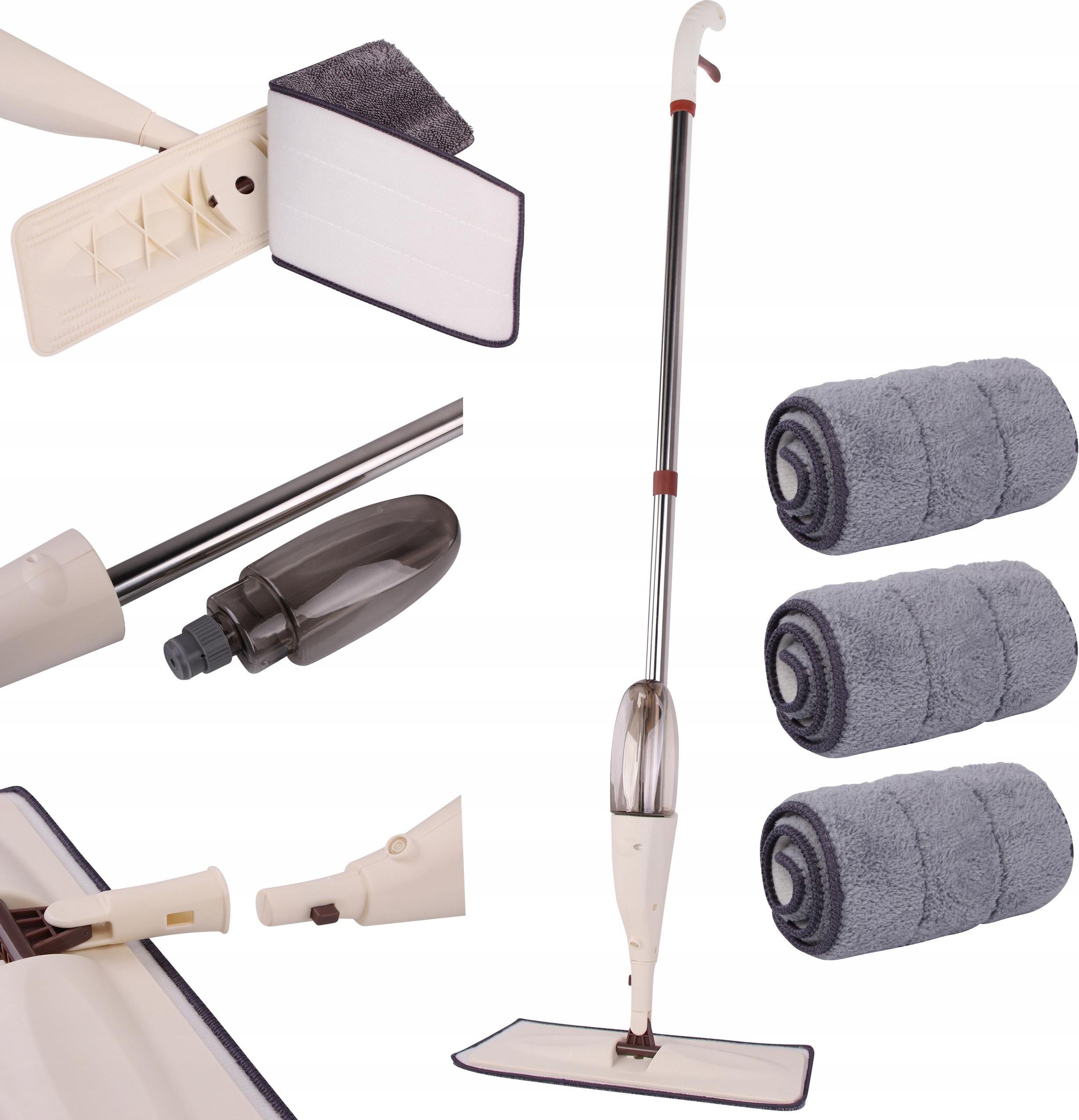 Swan Mop Ze Spryskiwaczem 3X Nakladki Z Mikrofibry Opinie i atrakcyjne ceny na Ceneo.pl