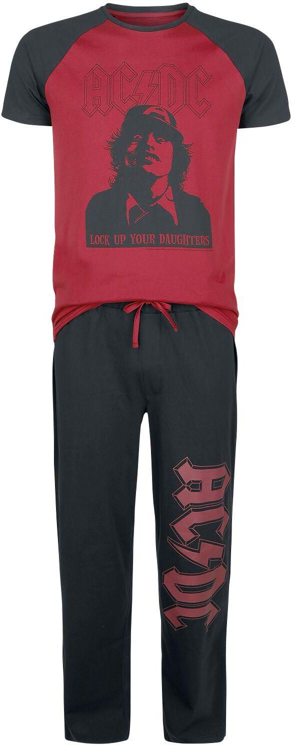 AC/DC - Pyjama - Pidżama - czarny, czerwony - Ceny i opinie - Ceneo.pl