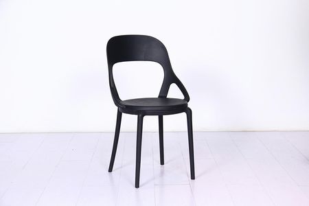 King Home Krzesło Form Czarne 9215