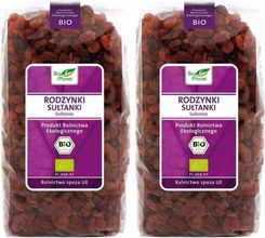 Bio Planet Zestaw 2 x Rodzynki Sułtanki 1kg