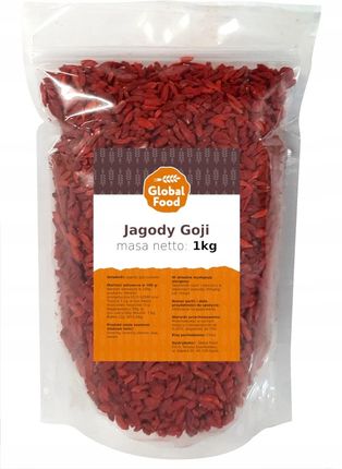 Global Food Jagody Goji Goja Owoce Suszone 1kg 1000g