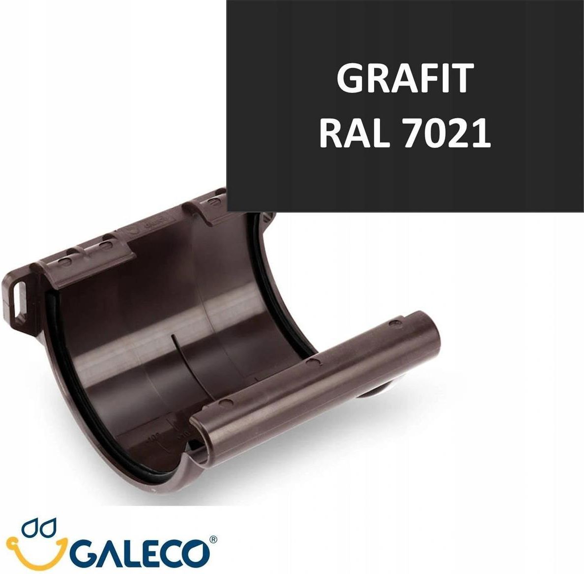 Rynna Galeco Pvc Łącznik Rynny 130 A Grafitowy Ral 7021 Opinie i ceny na Ceneo.pl
