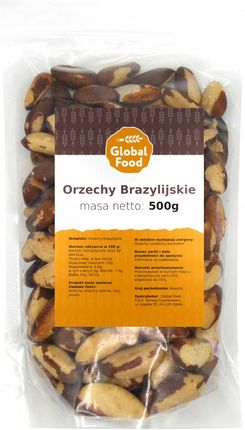 Global Food Orzechy Brazylijskie 500g 0,5kg Premium