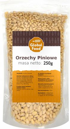 Global Food Orzechy Piniowe Pini Cedrowe 250g 0,25kg