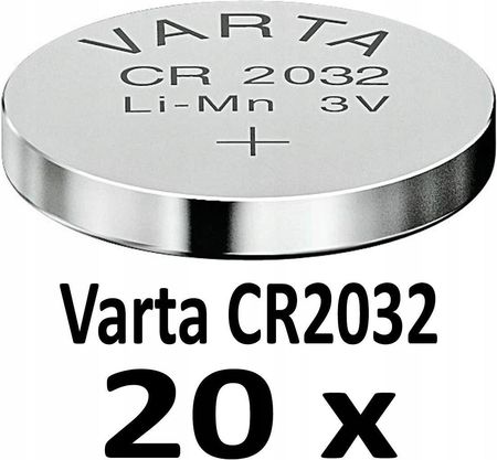 VARTA PROFESSIONAL CR2032 BATERIA LITOWA 3 V 20SZT (46E5G1RG0R)
