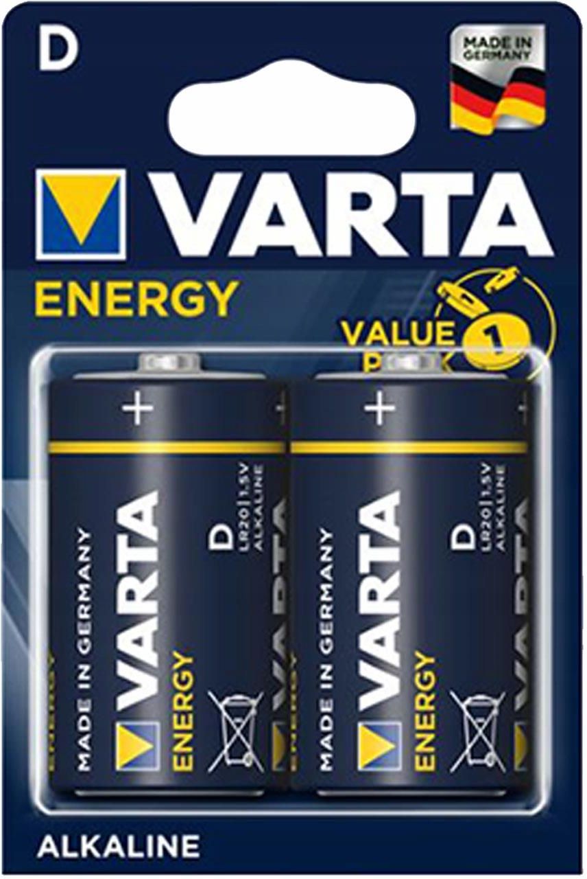 VARTA BATERIE ALKALICZNE ENERGY R20 D 2SZT ITR20ENERGY Ceny I