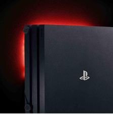Floating Grip Led wire light with USB - Red PS4