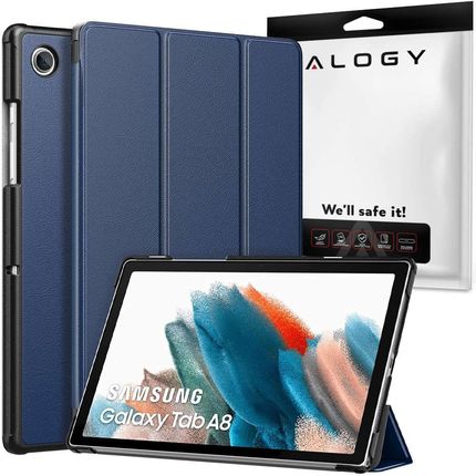 Alogy Etui Book Cover do Samsung Galaxy Tab A8 2021 SM-X200/SM-X205 Granatowy