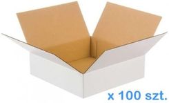 Zdjęcie Karton Klapowy 450X350X80Mm Biały Brązowy 365G 100szt. - Koszalin