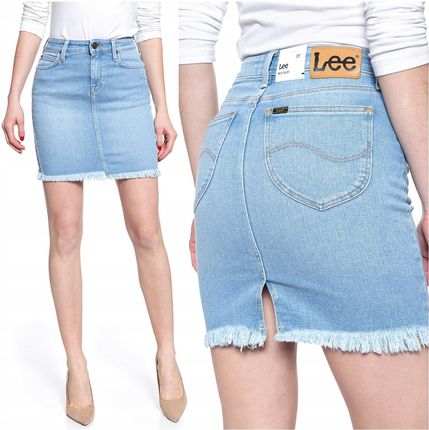 Lee MID Skirt Damska Spódnica Jeansowa W26