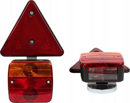 Zestaw Lamp Do Przyczepy Światła Tylne Trójkąt 23 218# - zdjęcie 2